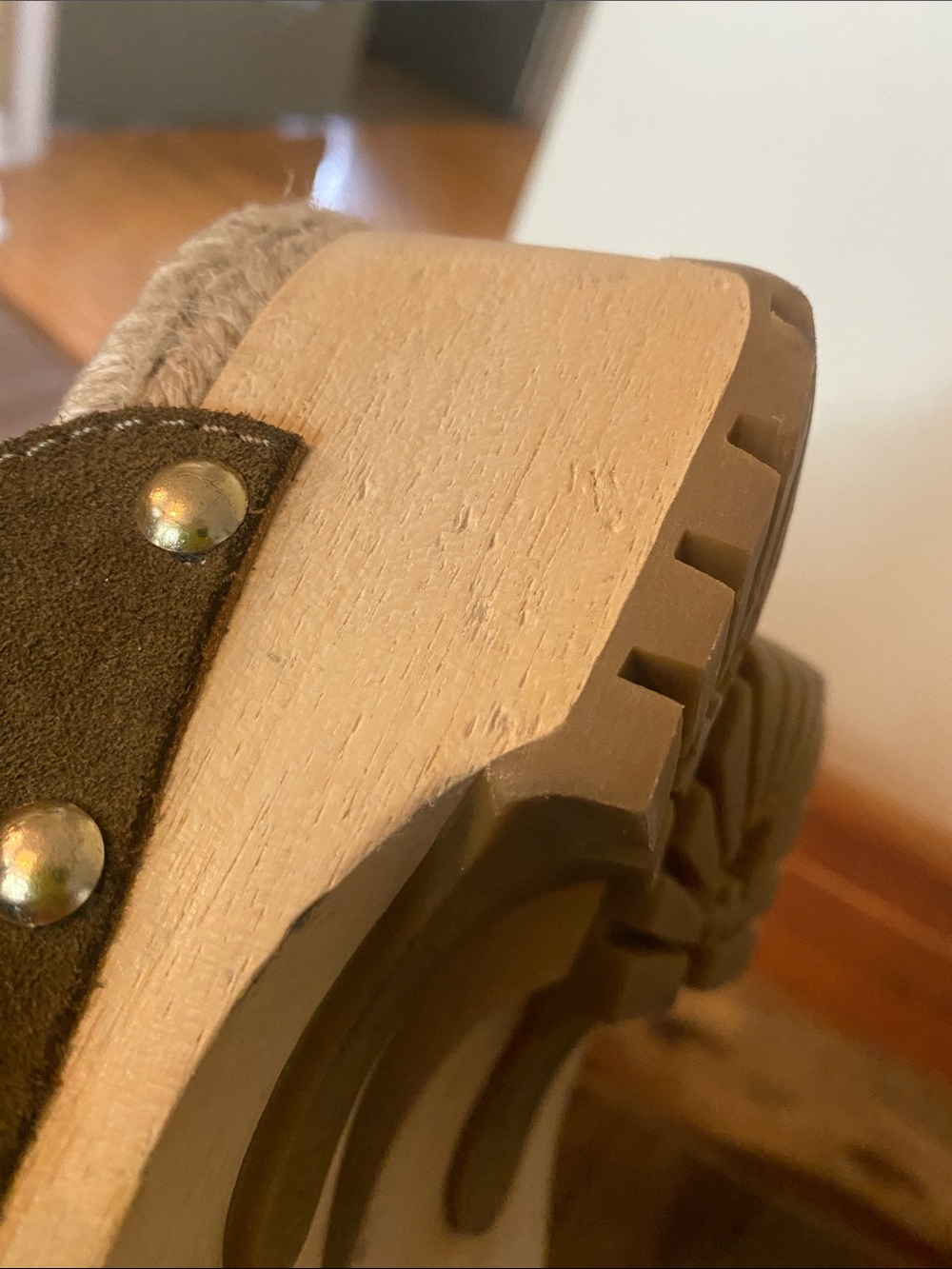 See by Chloe Viviane platform wooden Clog in Tobacco size 38 - Picture 11 of 12